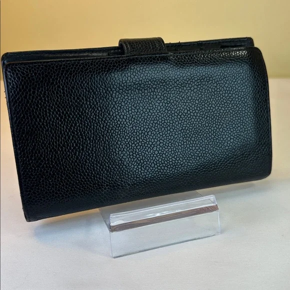 CHANEL CC Caviar Black Long Wallet Made in France - Picture 6 of 16
